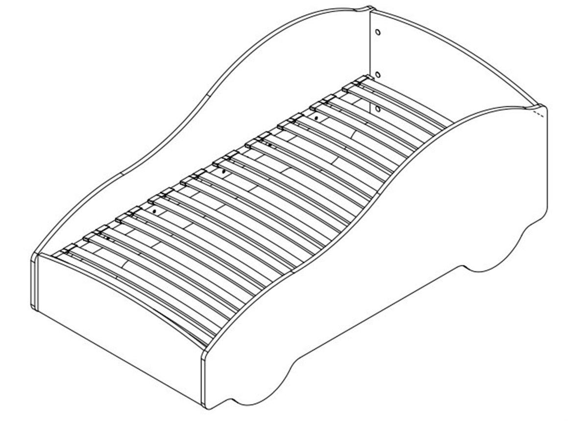 Схема детской кровати