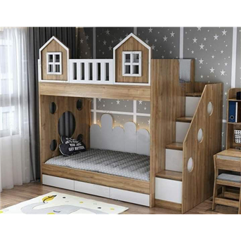 Двоярусне ліжко будиночок Краків Fmebel