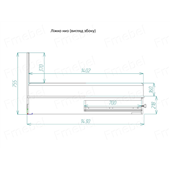 Двоярусне ліжко для дорослих з шафою Гельсінкі-3 Fmebel 140x200, 160x200