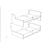 Двоярусне ліжко Наура-2 Fmebel