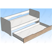 Распродажа Кровать с дополнительным спальным местом Колумбия Fmebel 80x200